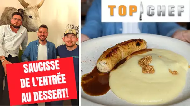 TOP CHEF : Je teste le RESTO 100 % SAUCISSE de la Guerre des Restos! - VLOG 1310