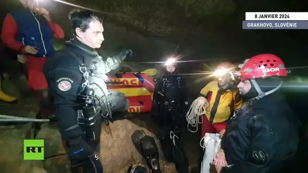 🇸🇮  Slovénie : cinq personnes piégées dans une grotte suite à de fortes pluies
