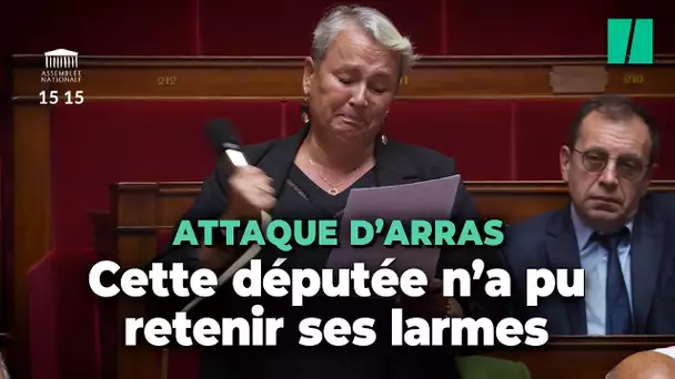 Attaque au couteau à Arras : cette députée, ancienne enseignante, fond en larmes