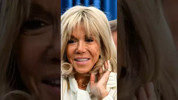 Brigitte Macron • Laughing #elegance #fashion #shortsfeed #shorts #brigittemacron