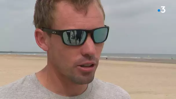 Tour de France à la voile. Début des régates devant  la plage de Malo-les-Bains.