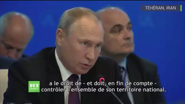 Déclaration de Poutine sur le contrôle du territoire national Syrien