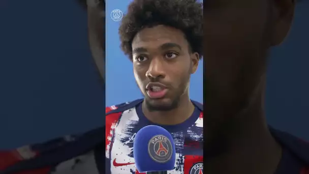 🆕❤️💙 Ibrahim Mbaye’s words after his first start with Paris Saint-Germain! #Shorts