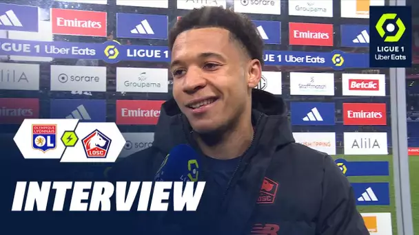 Interview de fin de match : OLYMPIQUE LYONNAIS - LOSC LILLE (0-2)  / 2023/2024