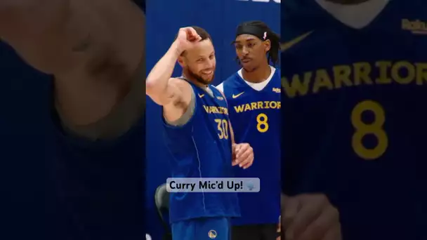 “That was PERFECT” - Stephen Curry mic’d up in Warriors practice! 👏 | #Shorts