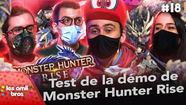 On joue à la démo de Monster Hunter Rise ! 🎮 | Les Amiibros #17