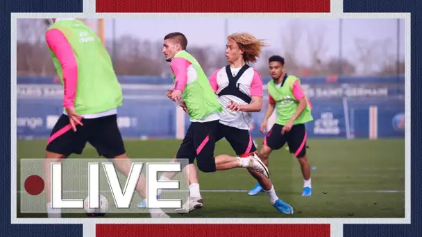 ⚽️ L'entraînement veille de Paris Saint-Germain - Manchester City 🔴🔵