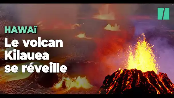 À Hawaï, les images spectaculaires de l'éruption d'un des plus gros volcans du monde