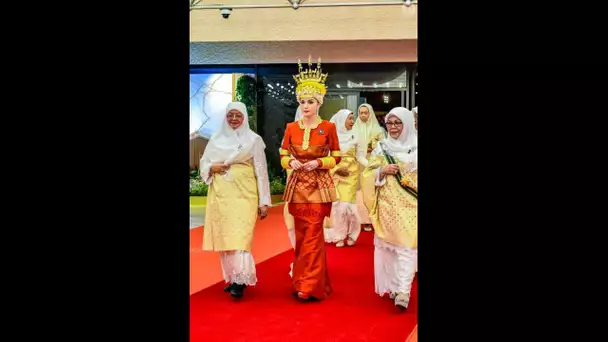 PHOTOS Mariage du prince de Brunei : 5000 invités, 10 jours de fête et tiare de 838 diamants...