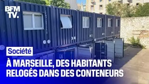À Marseille, des habitants sont relogés dans des conteneurs insalubres de 11m²
