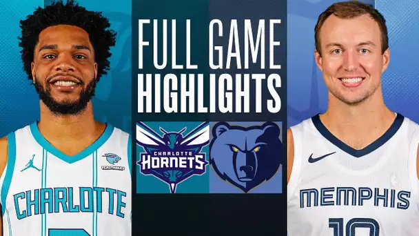 HORNETS at GRIZZLIES | FULL GAME HIGHLIGHTS | March 13, 2024