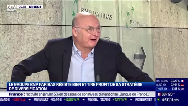 Thierry Laborde (BNP Paribas) : BNP Paribas a enregistré 7,7 milliards d'euros de profits en 2020