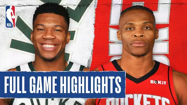 BUCKS at ROCKETS | Giannis Records 1st TRIPLE-DOUBLE of 2019-20 Season | Oct. 24, 2019