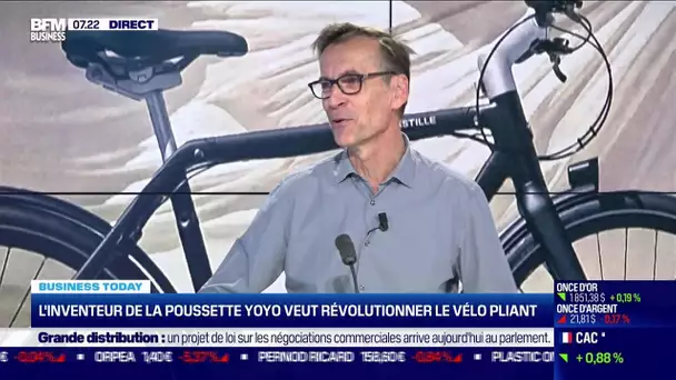 Gilles Henry (Bastille) : L'inventeur de la poussette Yoyo veut révolutionner le vélo pliant