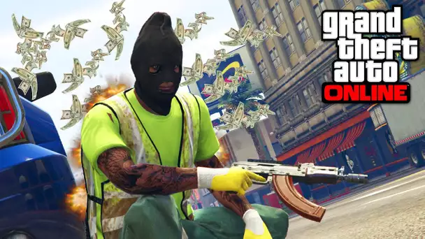 GROS BRAQUAGE DE BANQUE SUR GTA 5 ONLINE