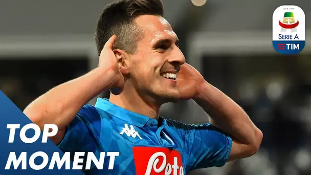 Milik on target scores second goal for Napoli | Parma 0-4 Napoli | Top Moment | Serie A