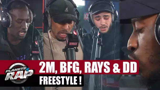 Que des GROS freestyles avec 2M, BFG, Rays & DD ! #PlanèteRap