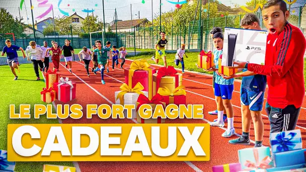 LE PLUS FORT GAGNE TOUS LES CADEAUX ! ( Playstation, crampon ...) 🔥🚨