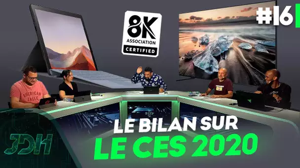 Les news et le bilan du CES 2020 (nouveaux écrans, 8K, et des choses étranges...) | JDH #16