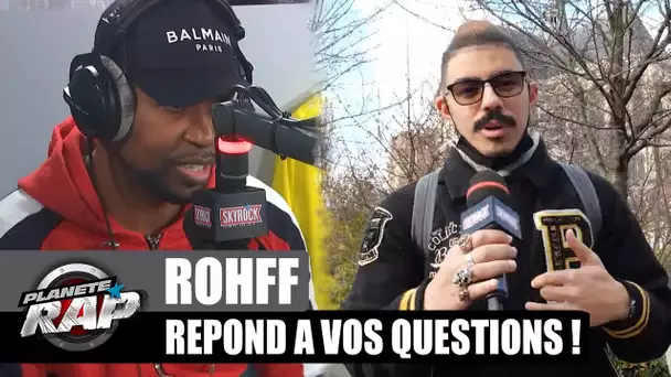 ROHFF dans une FUSILLADE aux USA ? Il répond à VOS questions ! #PlanèteRap