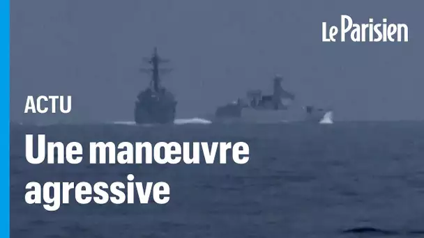 Taïwan : un navire chinois coupe « dangereusement » la route à un destroyer américain
