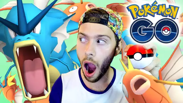 RUSH LEVIATOR sur POKEMON GO avec Chelxie ! MAGICARPE !