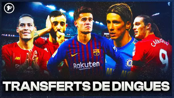 Les TRANSFERTS les plus FOUS de L'HISTOIRE du mercato hivernal