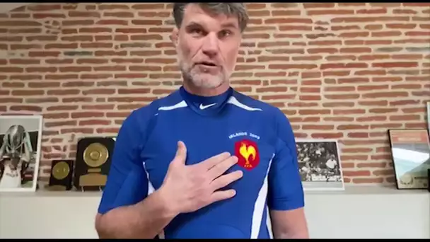 Fabien Pelous partage avec nous les secrets du maillot de sa 100ème sélection chez les Bleus