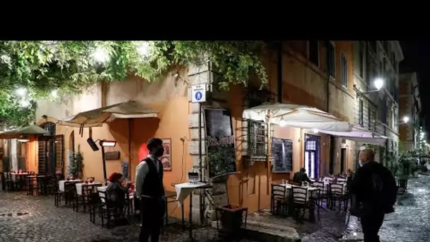 Restaurants, bars et télétravail : l'Italie renforce les mesures anti-Covid