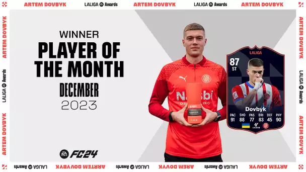 🏆 ARTEM DOVBYK: JUGADOR DEL MES de DICIEMBRE 2023 | LALIGA EA SPORTS #POTM