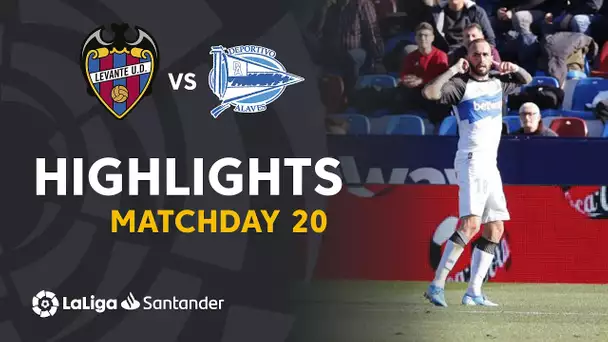 Highlights Levante UD vs Deportivo Alavés (0-1)