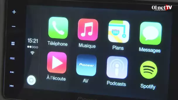 Pioneer : premier autoradio compatible Apple Carplay (extrait)