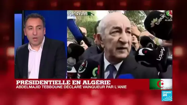 Algérie : "Abdelmadjid Tebboune va devoir régler un double problème de crise de confiance"