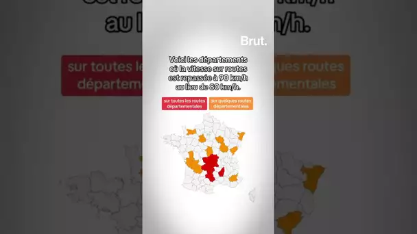 Les départements qui sont repassés à 90 km/h au lieu de 80