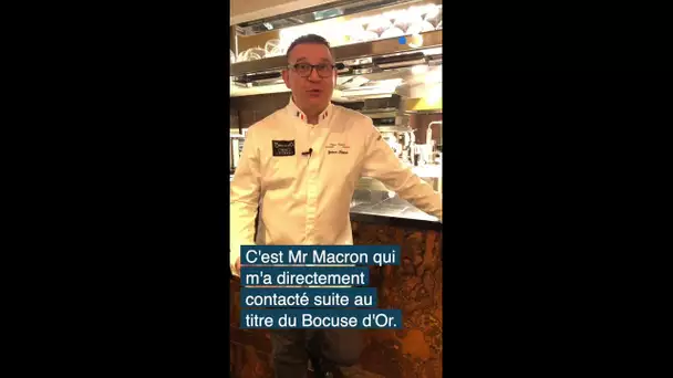 Yohann Chapuis a cuisiné pour Angela Merkel et Emmanuel Macron