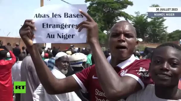 🇳🇪Niger : des milliers de personnes participent à une marche de soutien à l'armée à Niamey