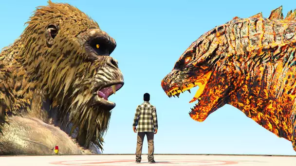 GODZILLA vs KONG (GTA 5 DESTRUCTION)