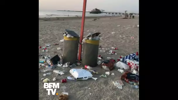 En Belgique, les touristes transforment une plage en déchetterie