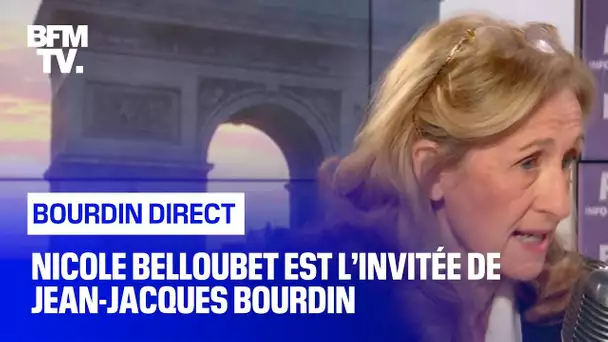Nicole Belloubet face à Jean-Jacques Bourdin en direct