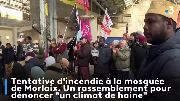 Tentative d'incendie à la mosquée de Morlaix. Un rassemblement pour dénoncer "un climat de haine"