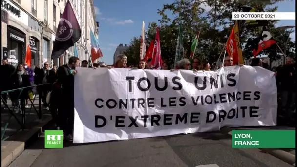 Lyon : des antifascistes manifestent «contre les violences d'extrême droite»