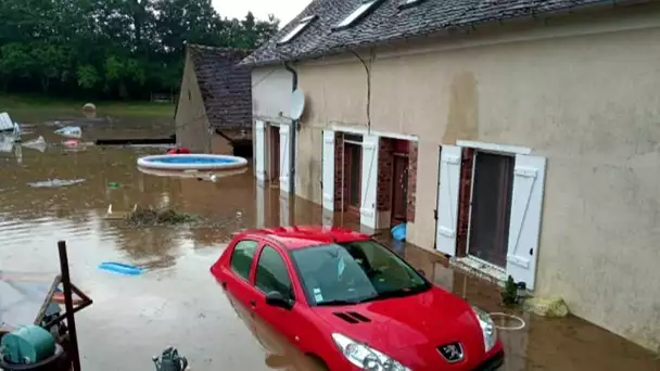 Sarthe : dégâts à Bouloire suite aux orages du 23 juin