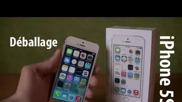 Déballage iPhone 5S GOLD et premier démarrage - Apple (Unboxing) en Français