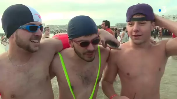 Le premier bain de l'année 2020 en Vendée