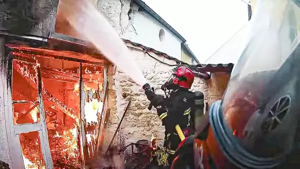 Avec les pompiers de Mantes-la-Jolie