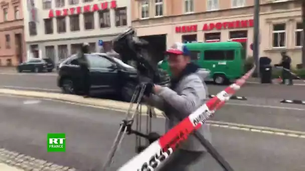 En direct de Halle, en Allemagne, où une fusillade a fait au moins deux morts