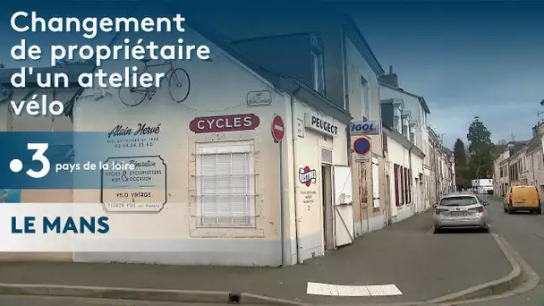 Changement de propriétaire d'un ancien atelier de vélo au Mans