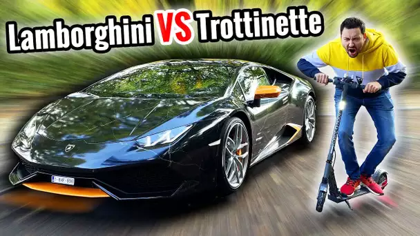 Lamborghini 250 000€  VS Trottinette Électrique 499€ !
