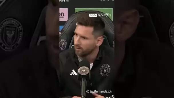 😅 Messi parle couramment anglais... grâce à l'intelligence artificielle ! #shorts