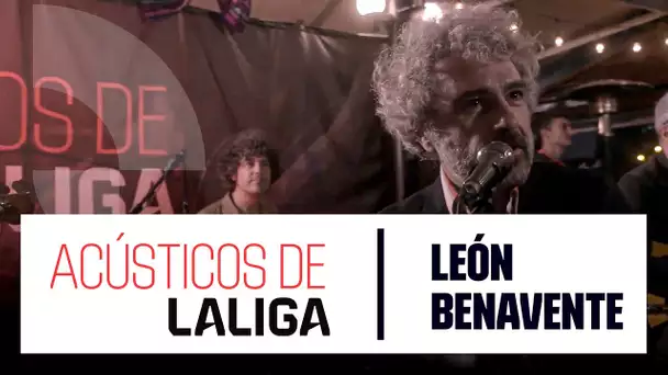 León Benavente en los Acústicos de LALIGA